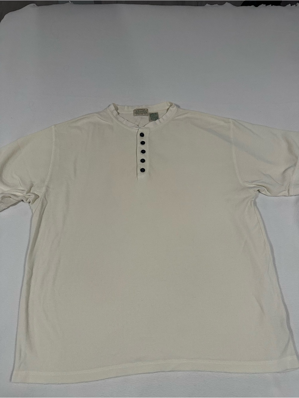 Men's St. John's Bay Waffle Knit Henley Shirt - Size XL Tall
